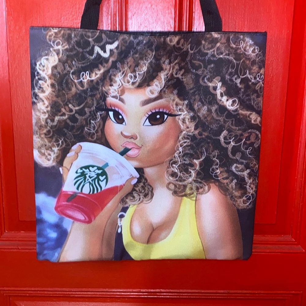 Starbucks Inspired Tote Bag
